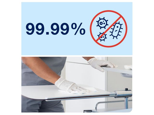 Microfiberduk TORK 29,5x34cm vit 40/fp